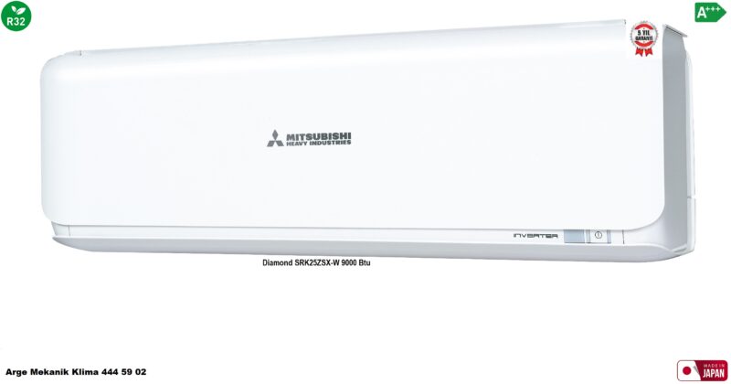 Mitsubishi Heavy Diamond SRK25ZSX-W A+++ Duvar Tipi İnverter Klima 9.000 Btu