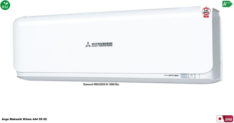 Mitsubishi Heavy Diamond SRK35ZSX-W A+++ Duvar Tipi İnverter Klima 12.000 Btu