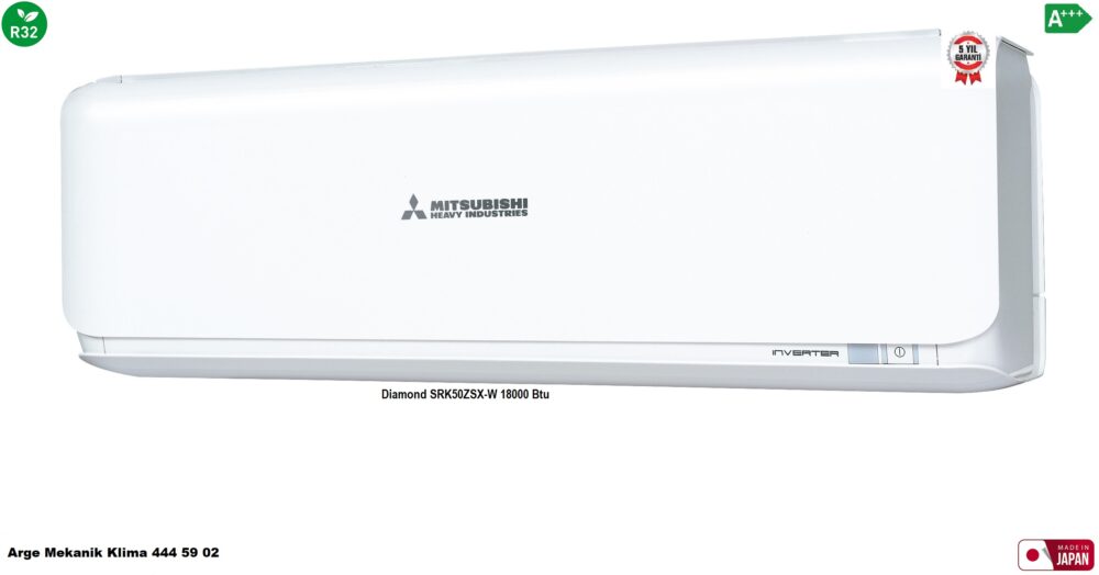 Mitsubishi Heavy Diamond SRK50ZSX-W A++ Duvar Tipi İnverter Klima 18.000 Btu