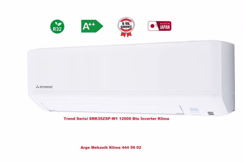 Mitsubishi Heavy Trend SRK35ZSP-W1 A++ Duvar Tipi İnverter Klima 12.000 Btu